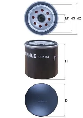 Mahle Фильтр масла OC1051