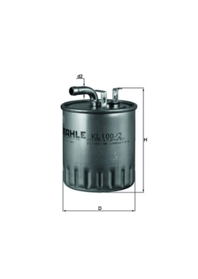 Mahle Фильтр топлива KL100/2