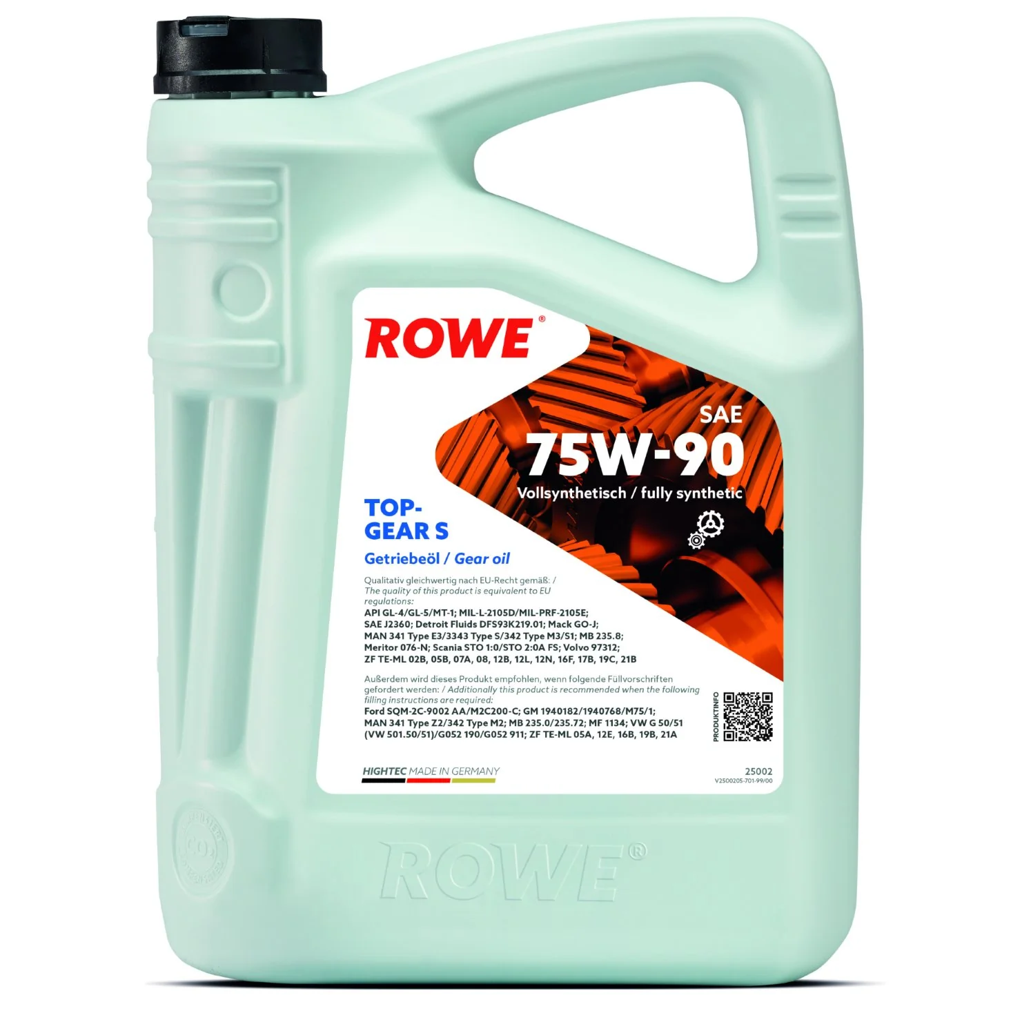Олива коробки передач HIGHTEC TOPGEAR SAE 75W-90 S (25002)