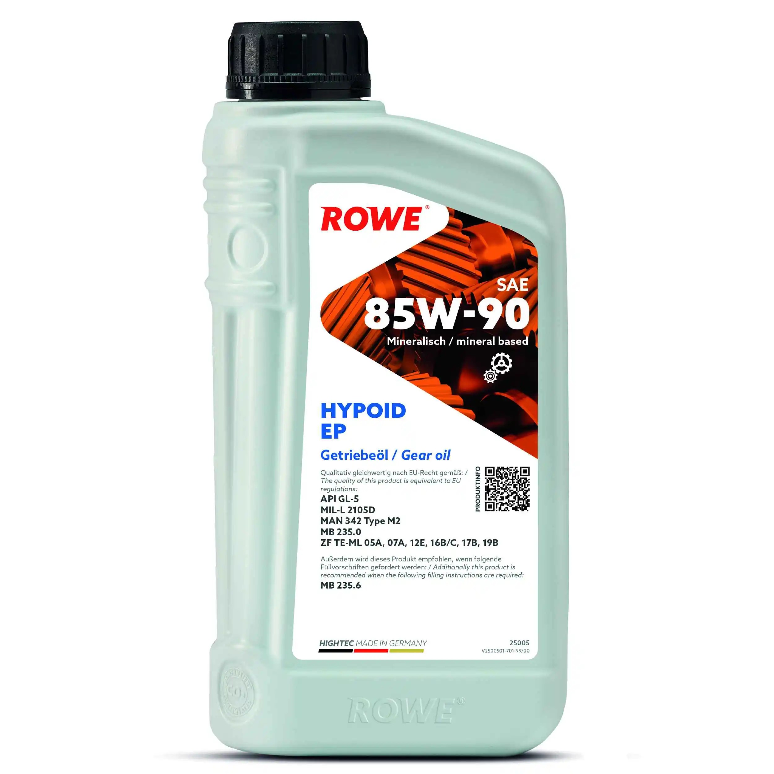 Олива для осьової передачі HIGHTEC HYPOID EP SAE 85W-90 (25005)