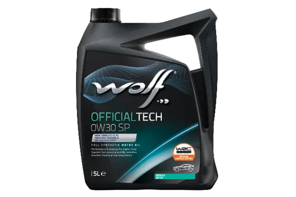 Моторна олива WOLF OFFICIALTECH 0W30 SP