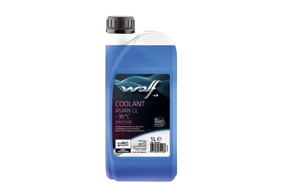 Антифриз WOLF COOLANT ASIAN LL (синій, готовий-36°C)