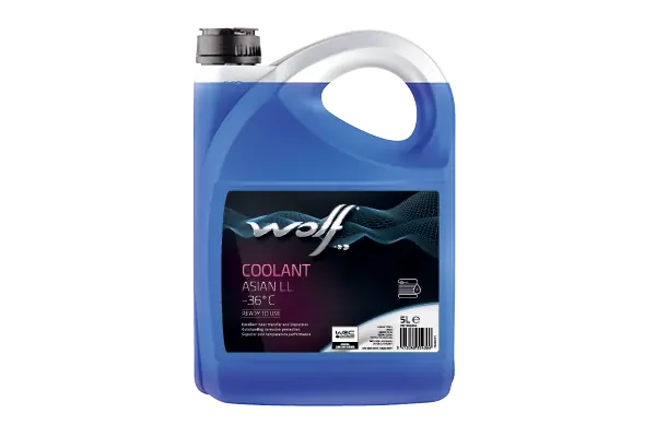 Антифриз WOLF COOLANT ASIAN LL (синій, готовий-36°C)