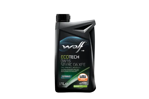 Моторна олива WOLF ECOTECH 0W16 SP/RC G6 XFE