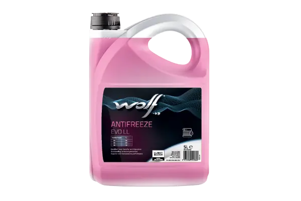 Антифриз WOLF ANTIFREEZE EVO LL (рожевий, концентрат -72°С)