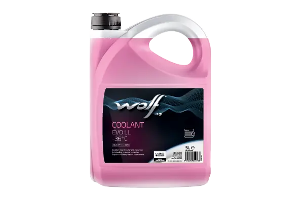 Антифриз WOLF COOLANT EVO LL (рожевий, готовий-36°C)
