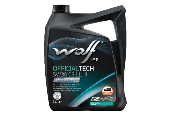 Моторна олива WOLF OFFICIALTECH 5W30 C3 LL III