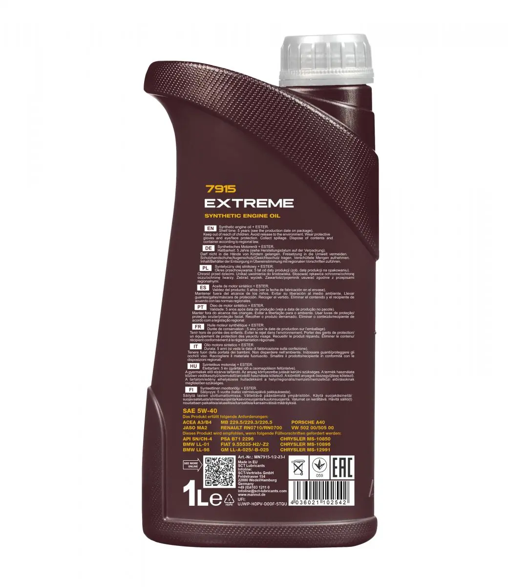 Mannol Extreme 5W-40 SN/CH-4