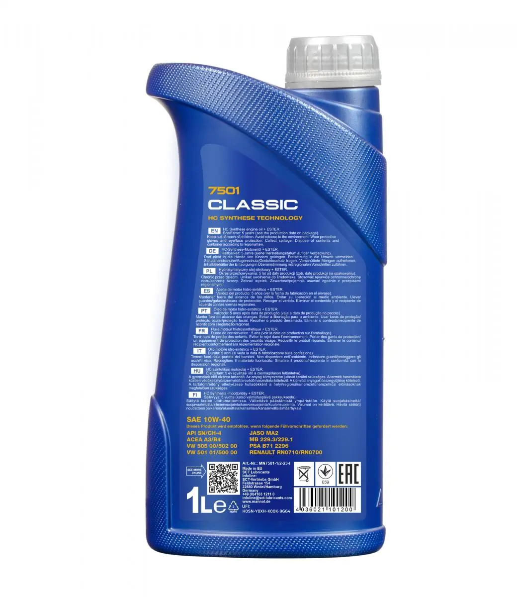 Mannol Classic 10W-40 SN/CH-4