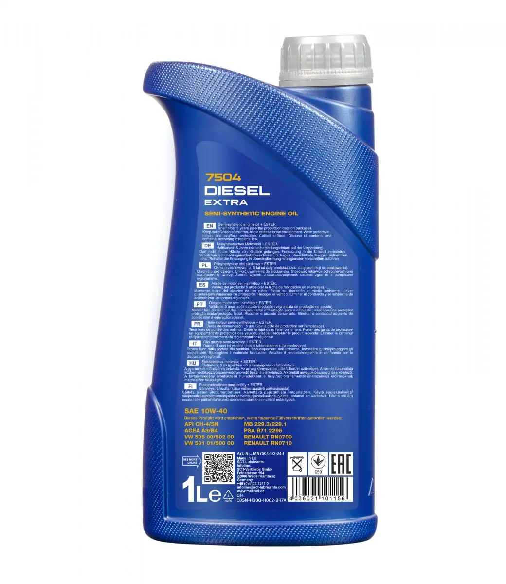Mannol Diesel Extra 10W-40 CH-4/SL