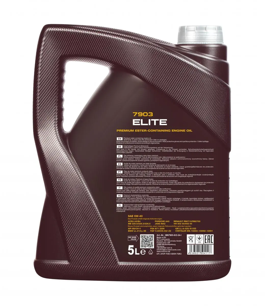 Mannol Elite 5W-40 SN/CH-4