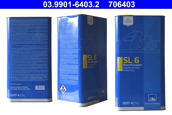 ATE Brake Fluid SL.6 DOT 4