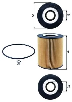 KNECHT Фільтр масляний