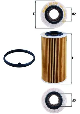 Mahle Фильтр масла OX379D