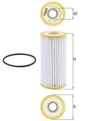 Mahle Фильтр масла OX1217D