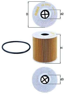 Mahle Фильтр масла OX339/2D