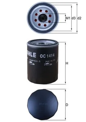KNECHT Фільтр масляний