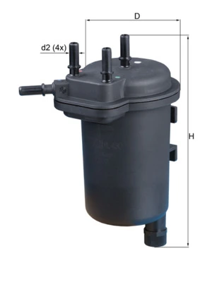 Mahle Фильтр топлива KL430