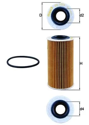 KNECHT Фільтр масляний