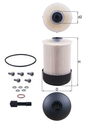 Mahle Фильтр топлива KX338/22D