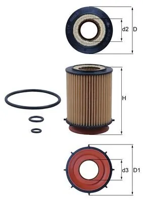 KNECHT Фільтр масляний