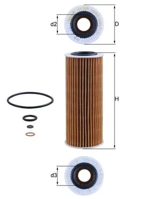 KNECHT Фільтр масляний