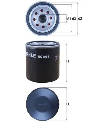 Mahle Фильтр масла OC1063