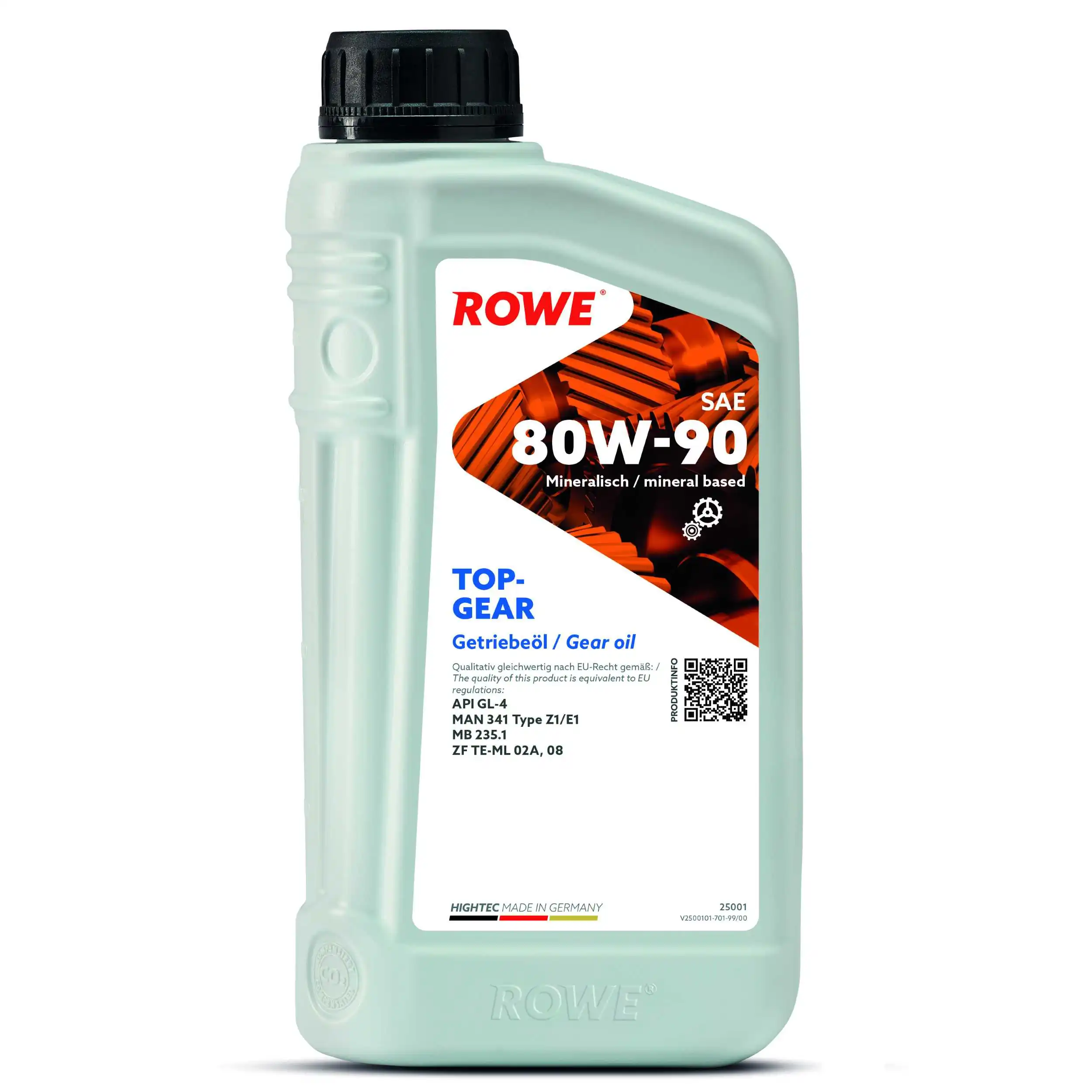 Олива коробки передач HIGHTEC TOPGEAR SAE 80W-90 (25001)