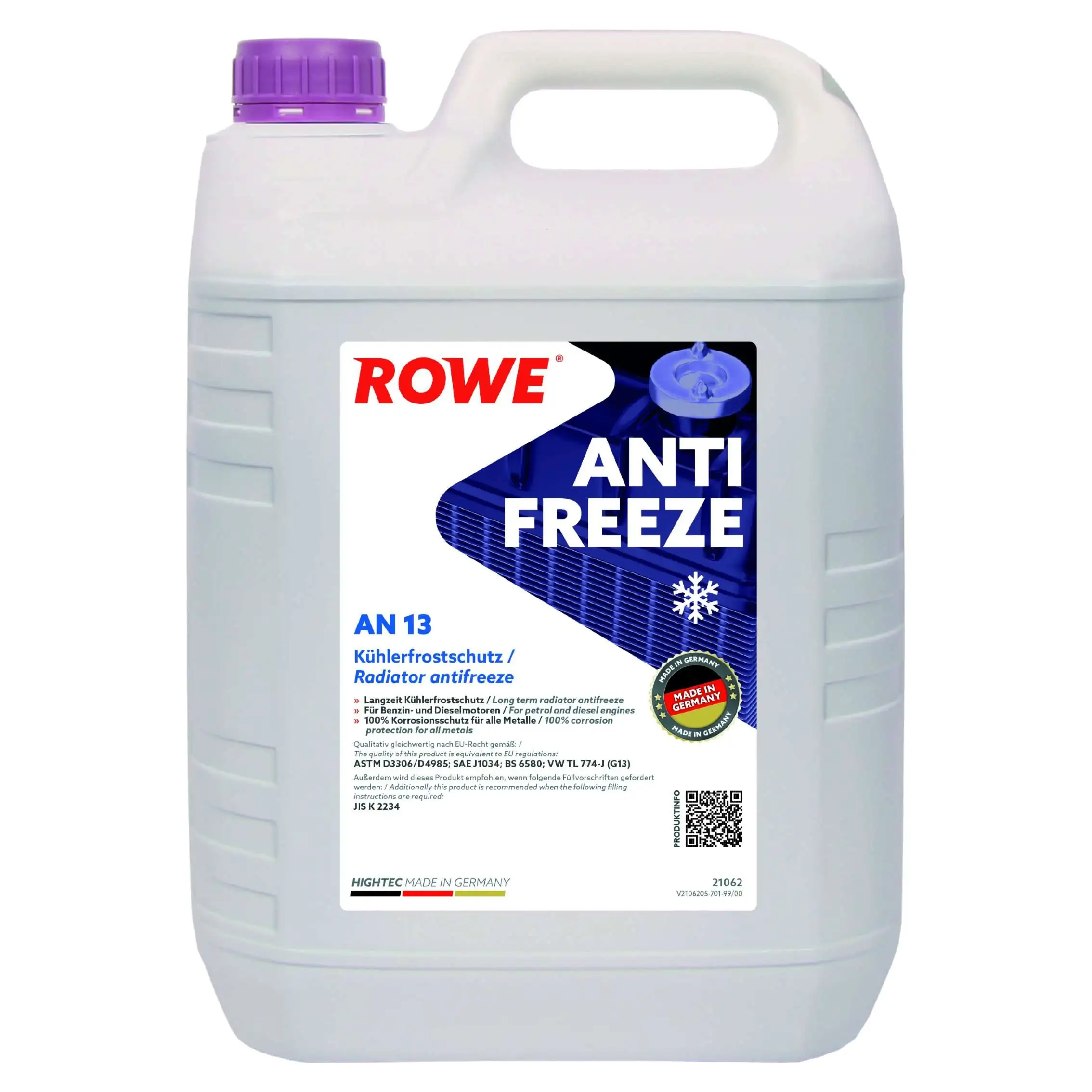 Антифриз HIGHTEC ANTIFREEZE COOLANT AN 13 (21062) (фіолетовий, концентрат -72°С)