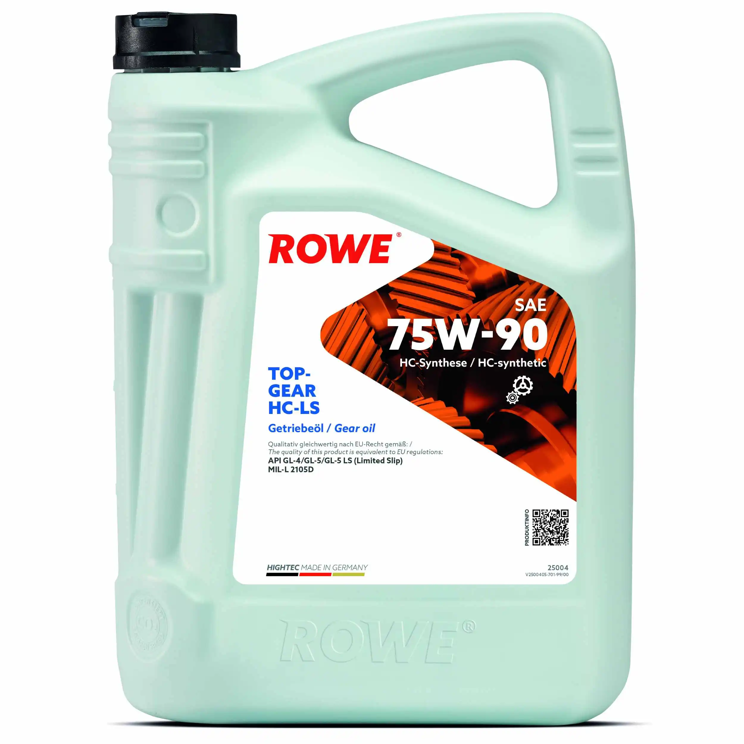 Олива коробки передач HIGHTEC TOPGEAR SAE 75W-90 HC-LS (25004)