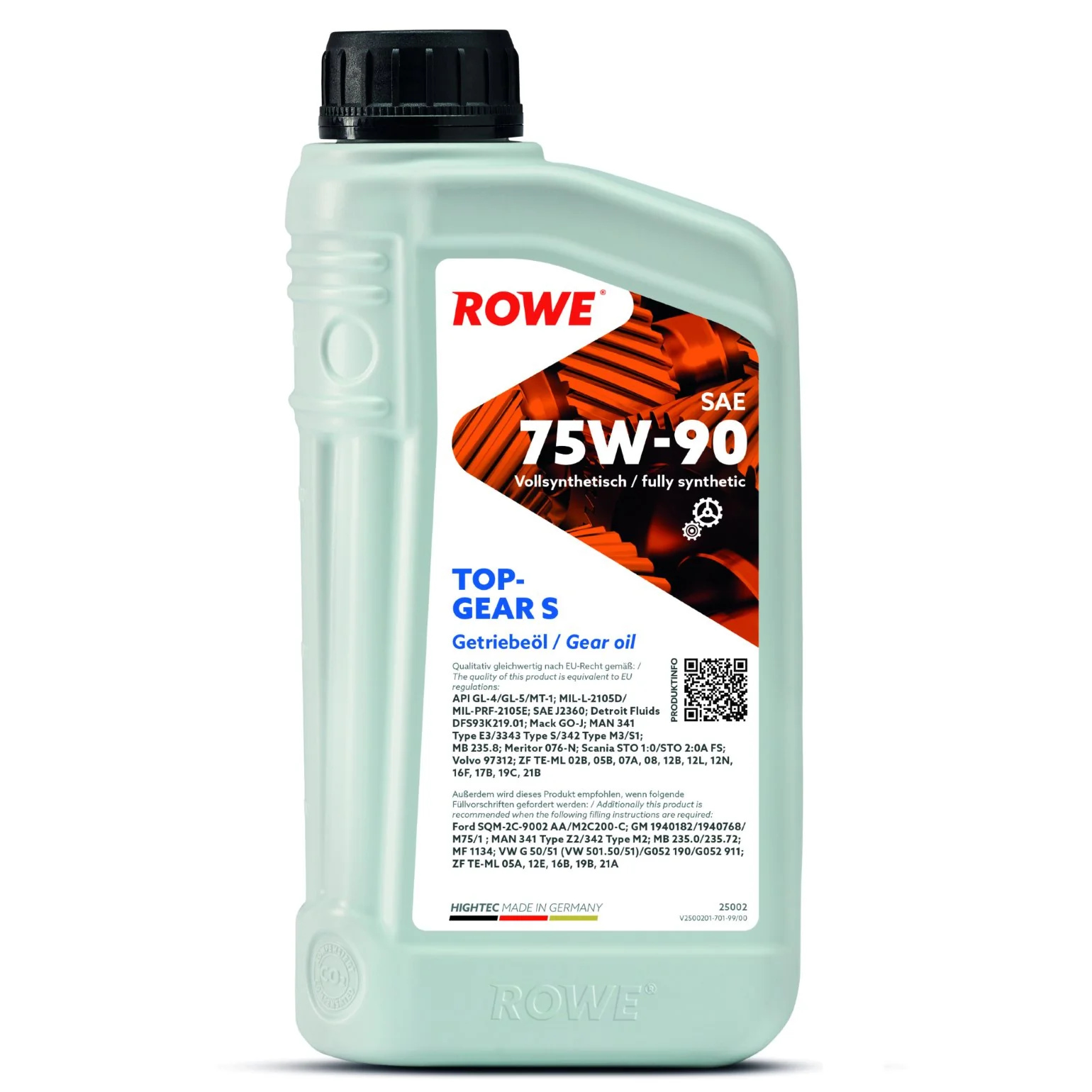Олива коробки передач HIGHTEC TOPGEAR SAE 75W-90 S (25002)