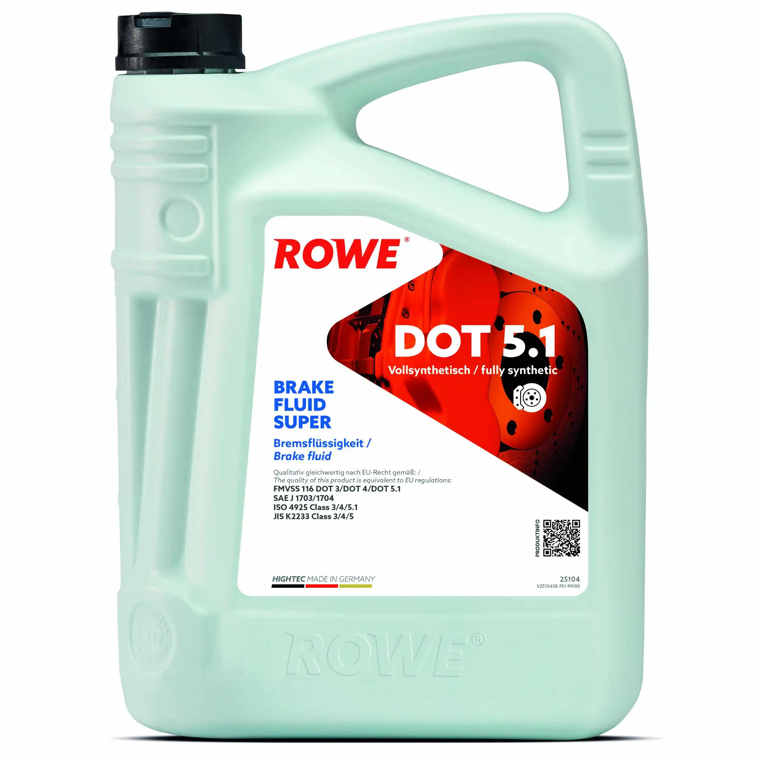 Гальмівна рідина HIGHTEC BRAKE FLUID SUPER DOT 5.1 (25104)