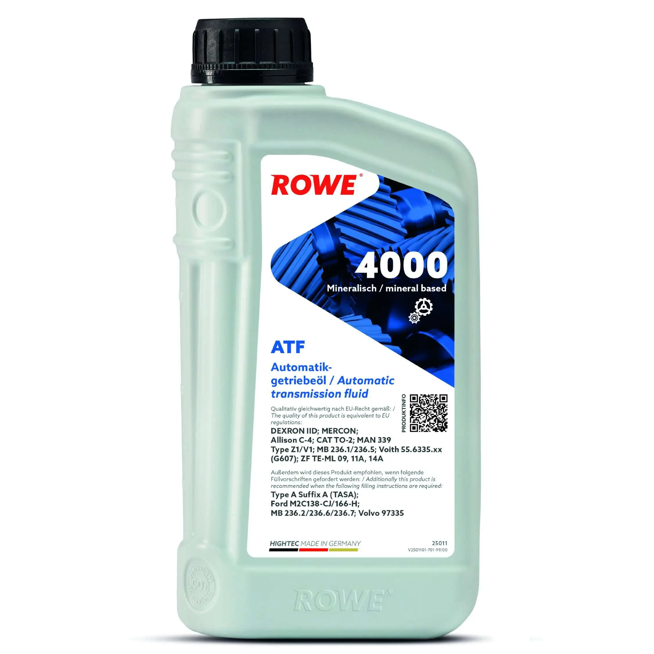 Олива коробки передач HIGHTEC ATF 4000 (25011)