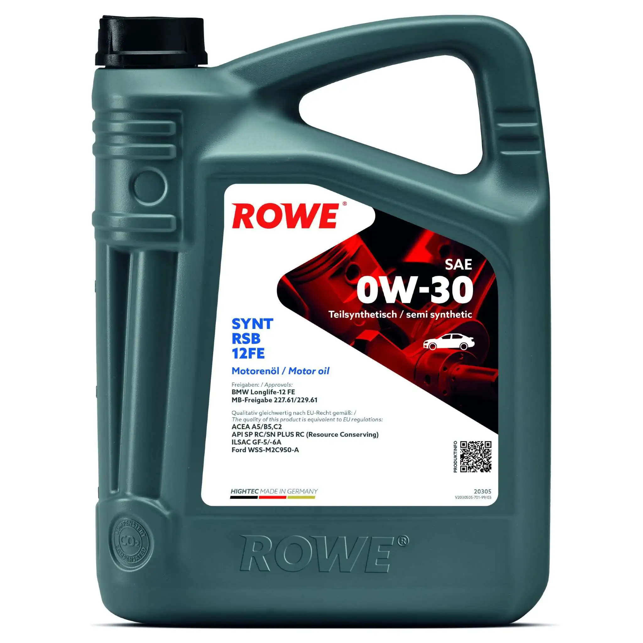 ROWE HIGHTEC SYNT RSB 12FE 0W-30