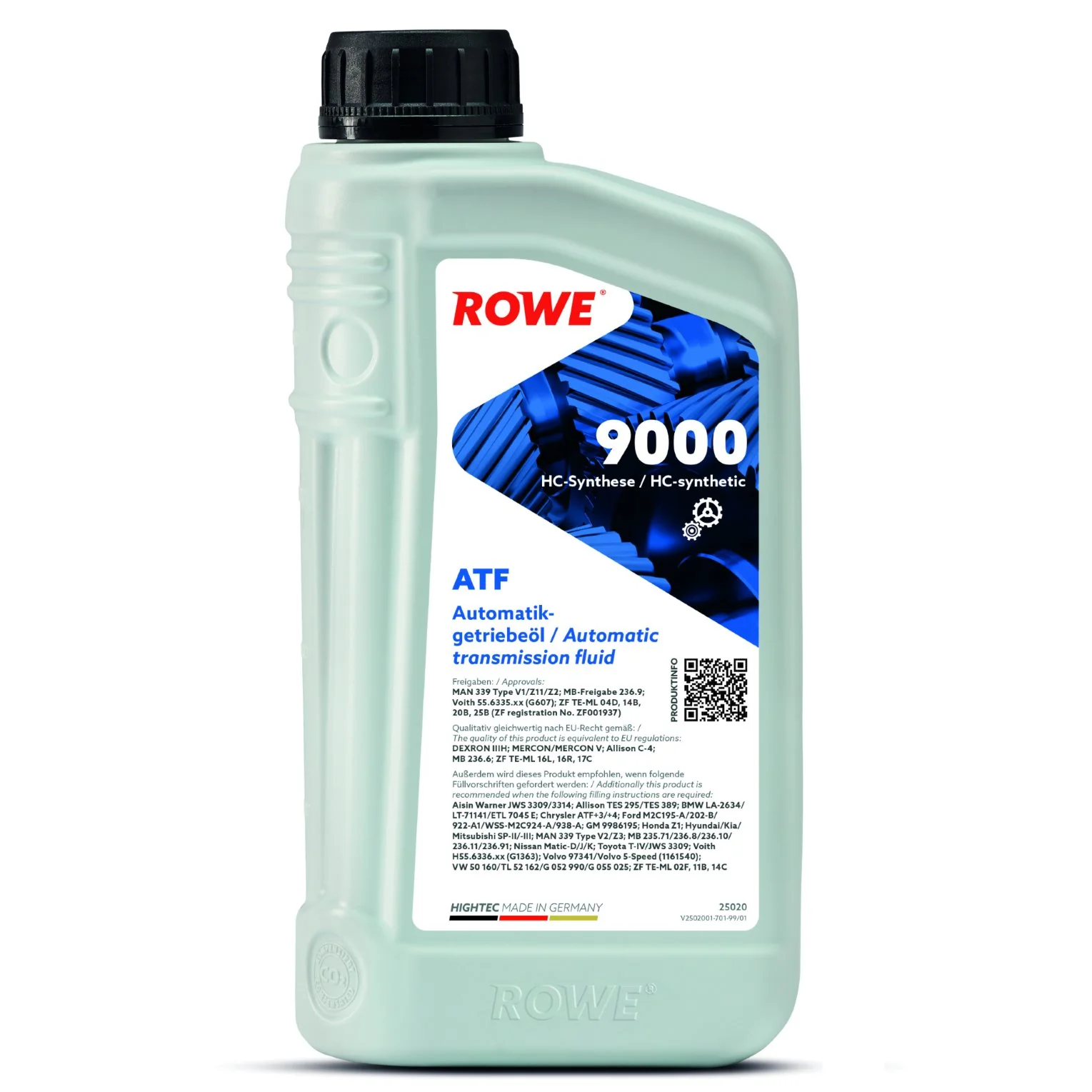 Олива коробки передач HIGHTEC ATF 9000 (25020)