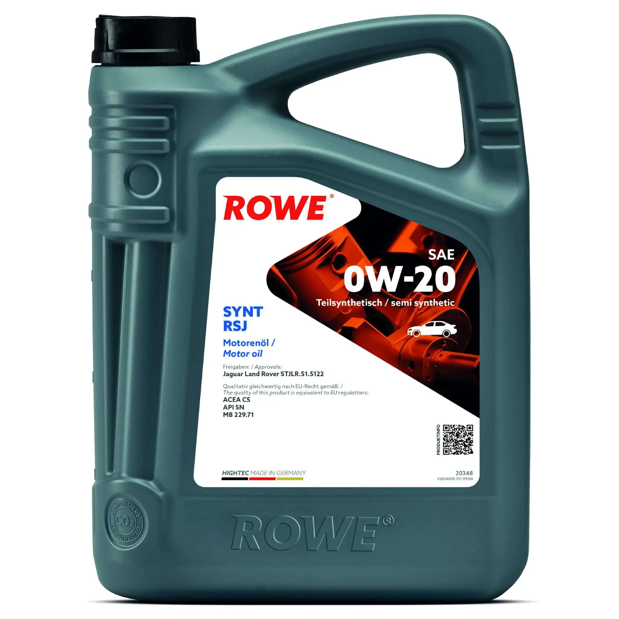 Моторна олива HIGHTEC SYNT RSJ SAE 0W-20 (20348)
