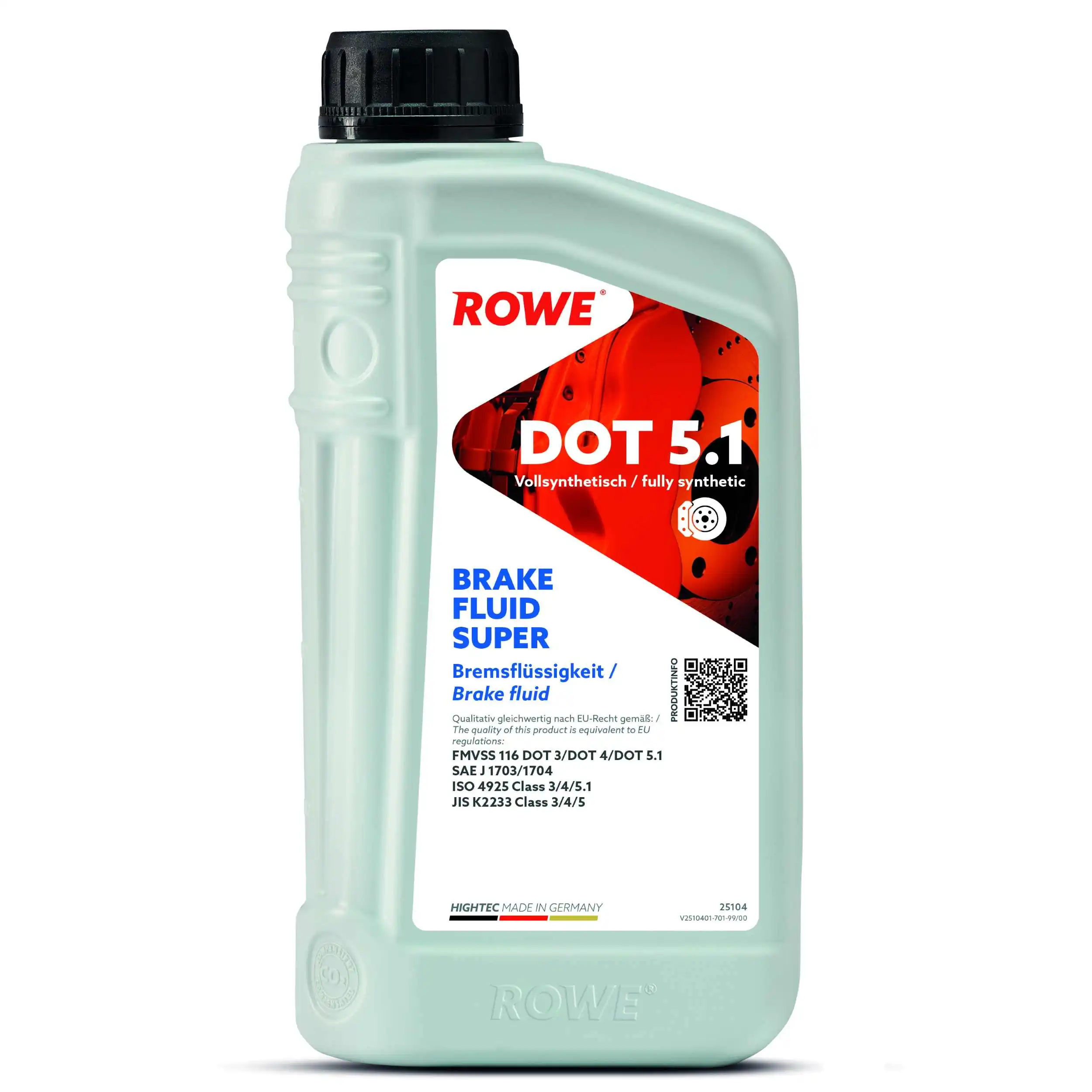 Гальмівна рідина HIGHTEC BRAKE FLUID SUPER DOT 5.1 (25104)