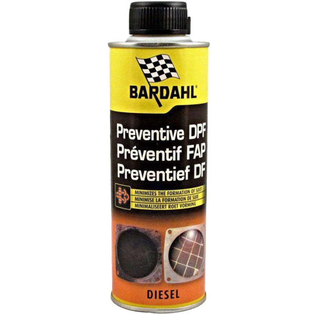 BARDAHL Присадка в диз. топливо для очистки сажевого фильтра PREVENTIVE DPF