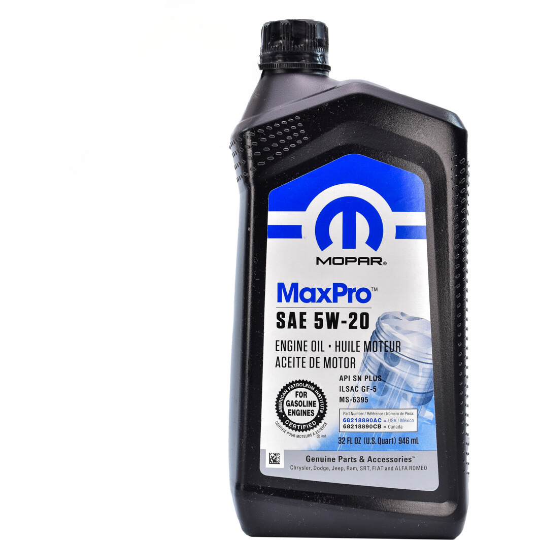 Mopar MaxPro 5W-20, фото 1